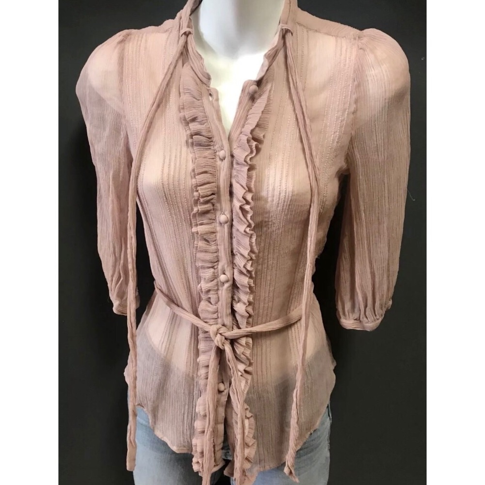 Juicy Couture blouse boho chic bohemian size 2